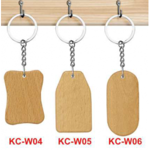 [Keychain] Wooden Keychain - KC-W04, KC-W05, KC-W06